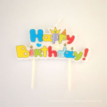 Letra en forma de velas de feliz cumpleaños especialmente para suministros de fiesta de cumpleaños